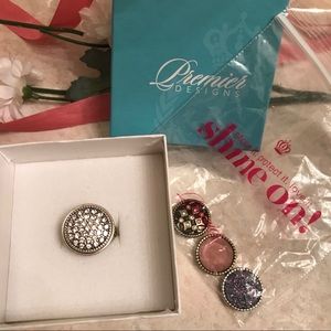 NWT Premier Designs Interchangeable Ring